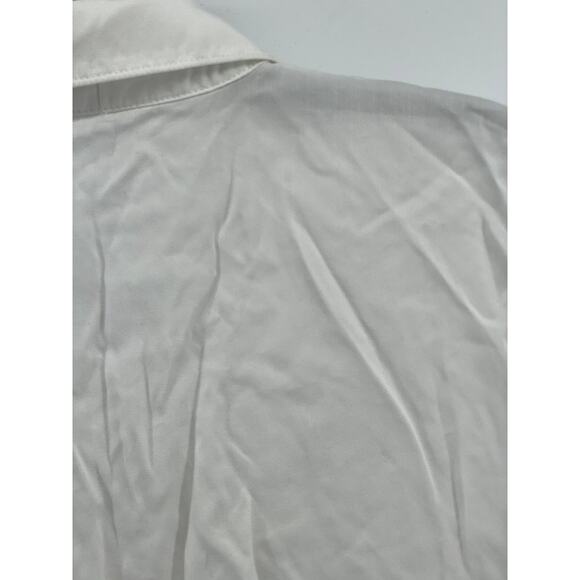 WILFRED FREE Women’s White Tie-Knot Short Sleeve Button-Up Cropped Top SZ S - Picture 4 of 11